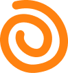 Orange spiral