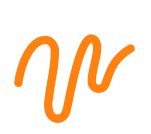 Orange squiggle